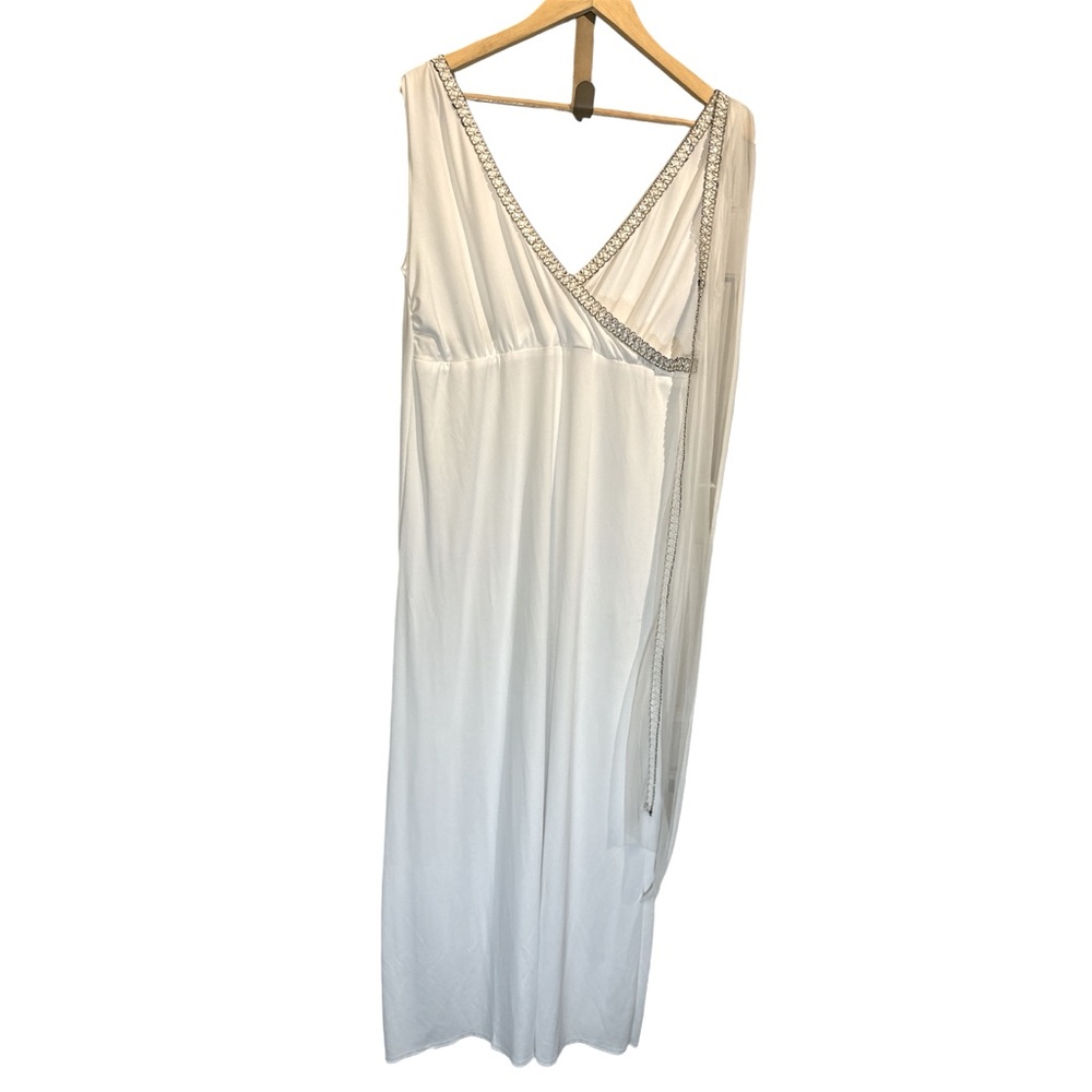 Women’s Toga (All white with gold trim) Dress
